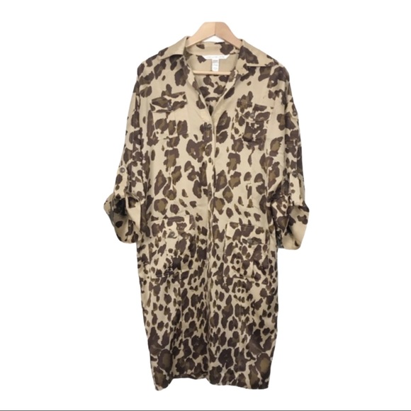 Diane Von Furstenberg Dresses & Skirts - Diane Von Furstenberg Animal Print Dress EUC 91% Silk and 9% Spandex